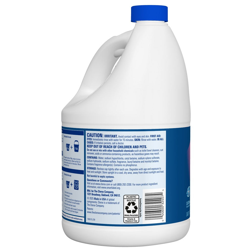 Clorox Bleach Liquid Splash-Less Fresh Meadow Concentrated - 117oz/3pk
