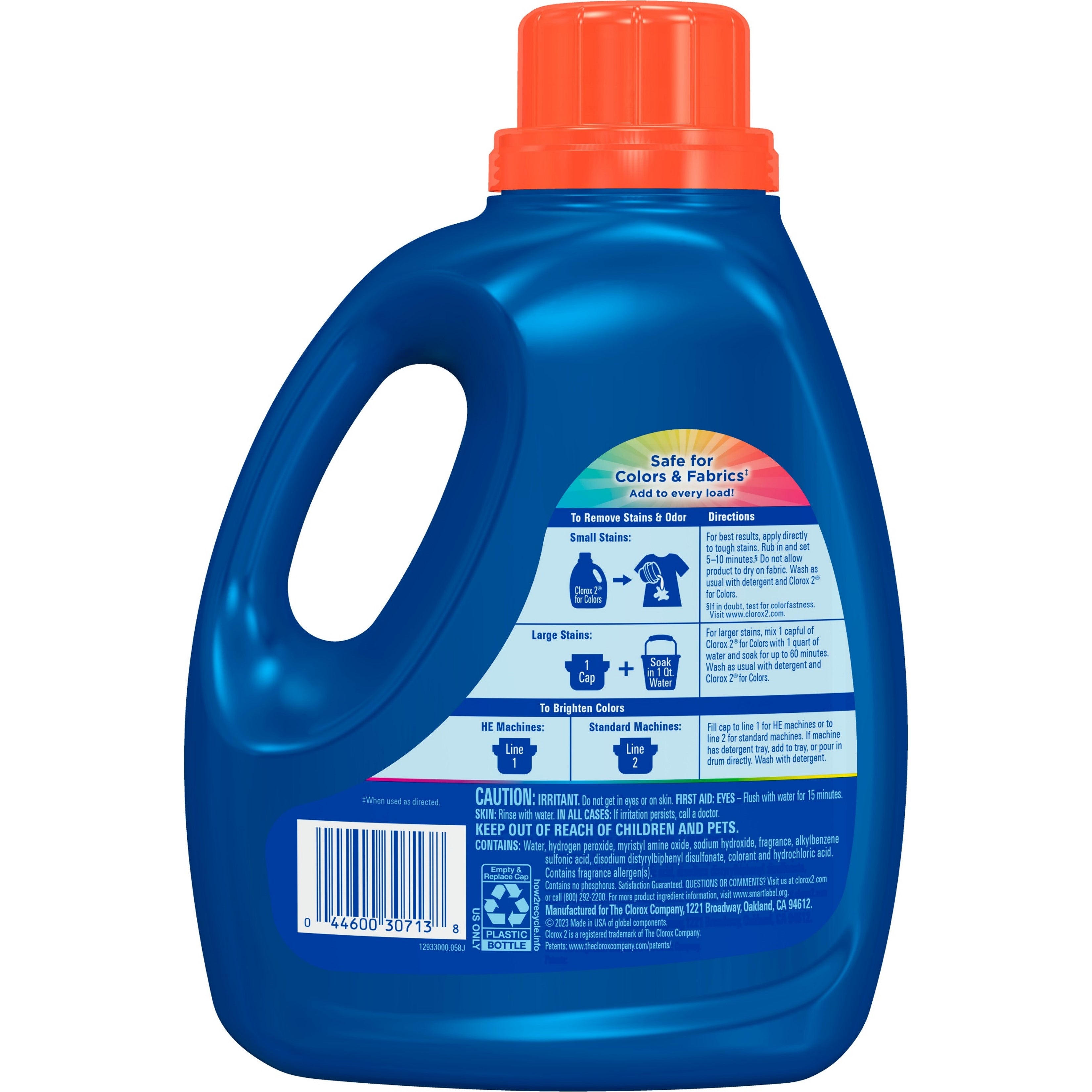 Clorox 2 for Colors Stain Remover and Laundry Additive - Bleach Free - Original - 88oz/4pk