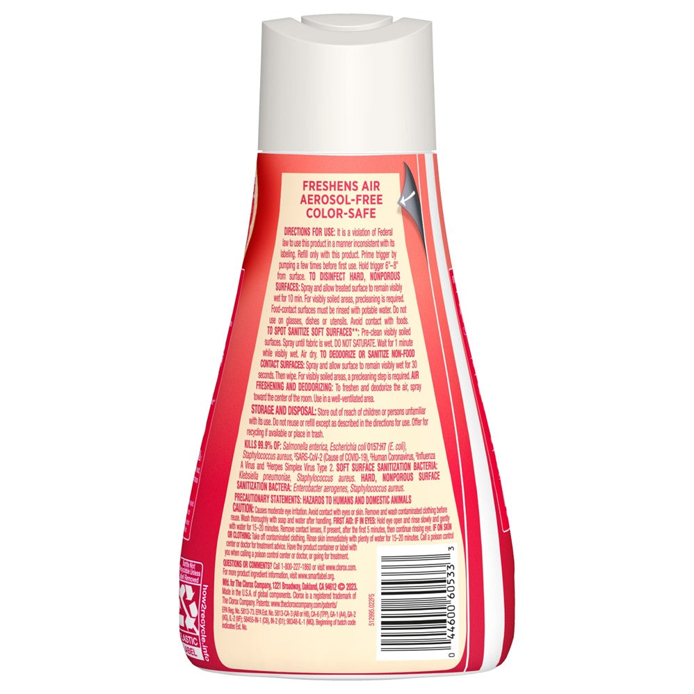 Clorox Scentiva Disinfecting Mist Grapefruit & Orange Blossom Refill - 16oz/6pk