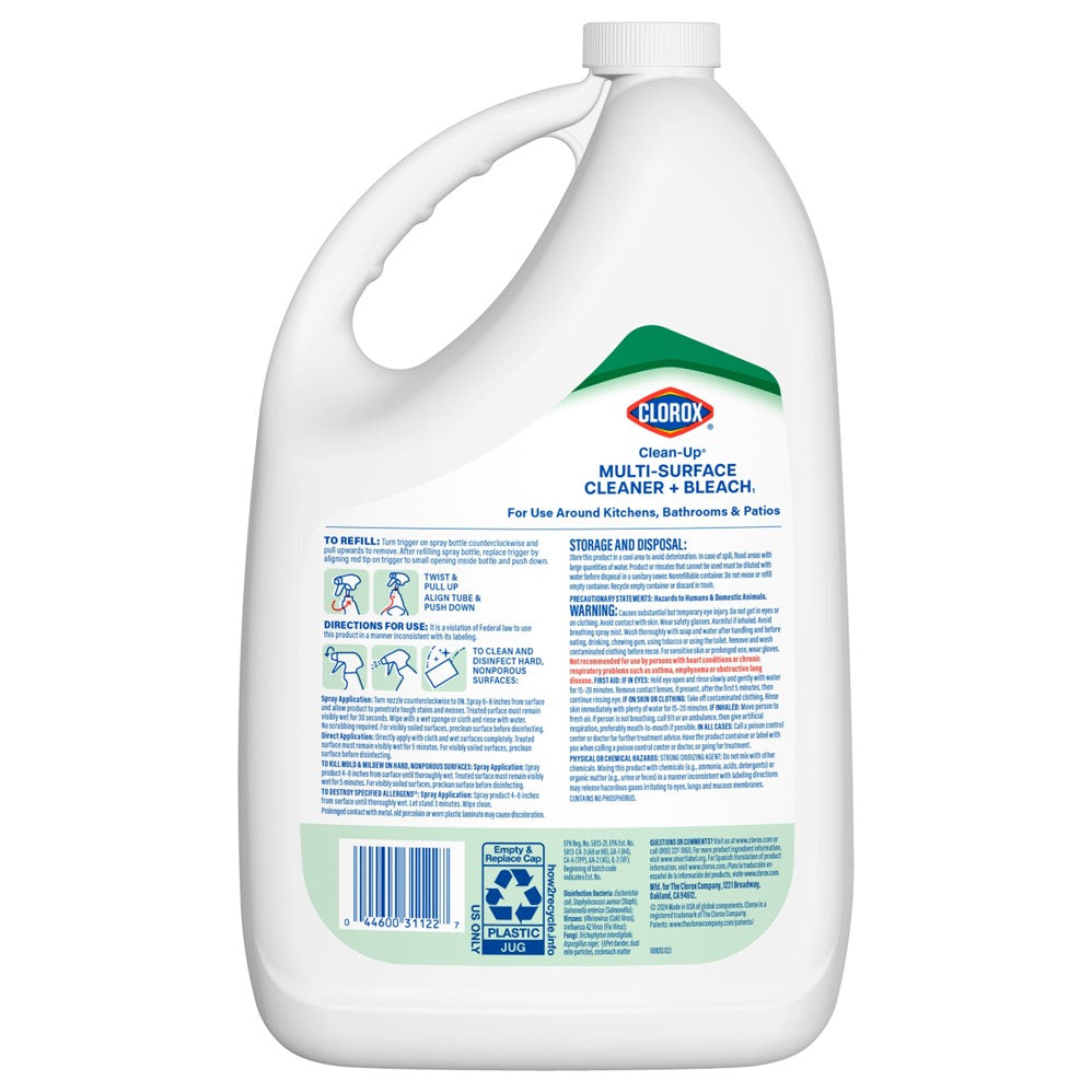 Clorox Clean-Up Cleaner Refill - 128oz/4pk