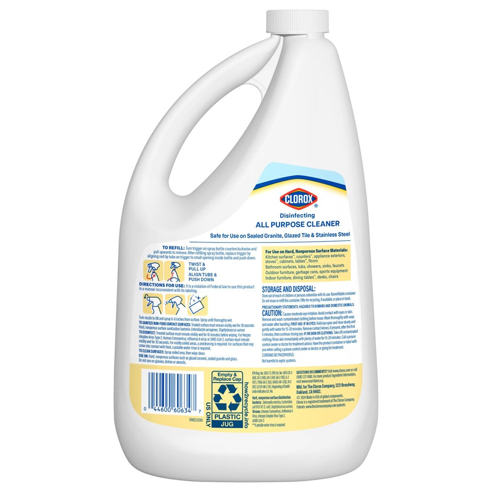 Clorox All Purpose Cleaner Lemon Refill - 64oz/6pk