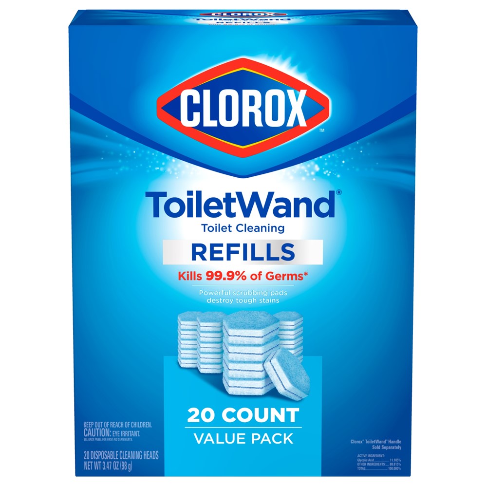 Clorox Toiletwand Disposable Toilet Cleaning Refill - 20ct/4pk