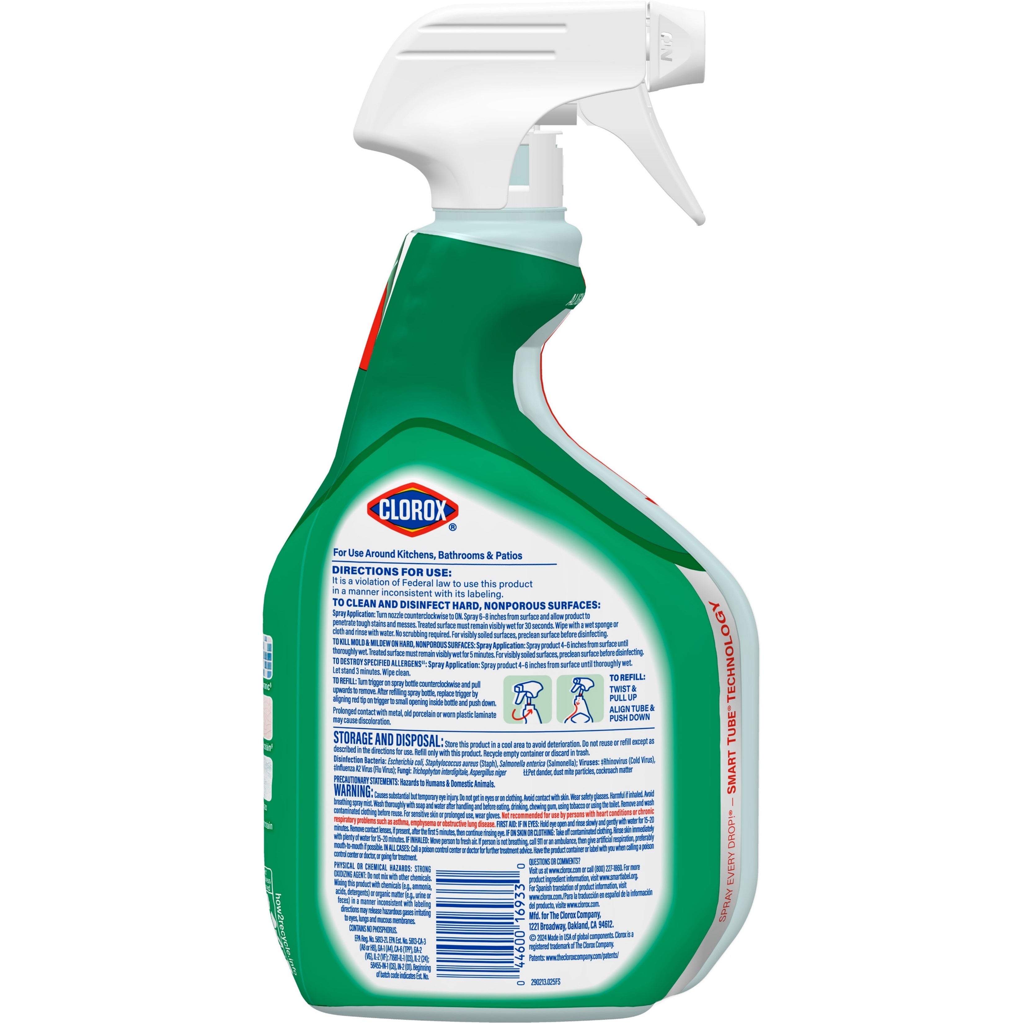 Clorox Clean-Up Multi-Surface Cleaner with Bleach Original Spray Bottle - 24oz/9pk