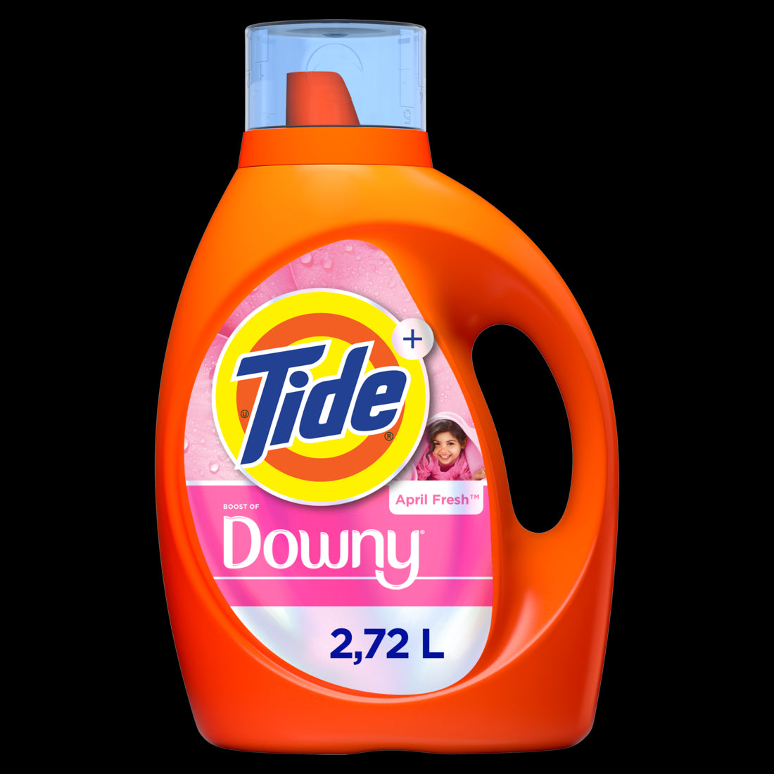 Tide Plus Boost of Ultra Downy Liquid Laundry Detergent April Fresh Scent 65 Loads Laundry Detergent Liquid with Long-Lasting Freshness - 92oz/4pk