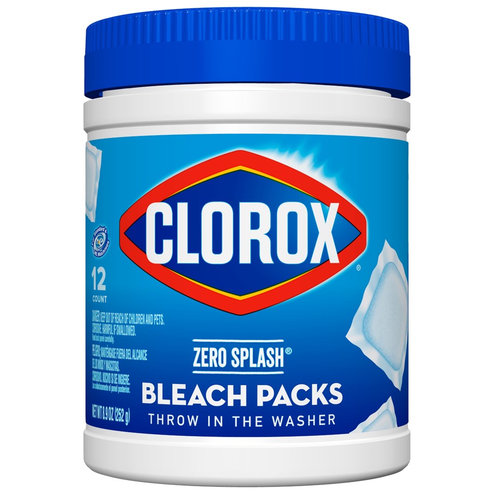Clorox Control Bleach Packs Regular Laundry Packs - 12ct/6pk