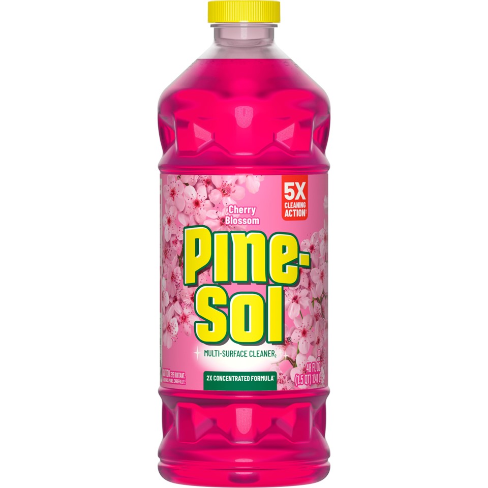 Pine-Sol Multi-Surface Cleaner Cherry Blossom Citric Acid Formula - 48oz/6pk