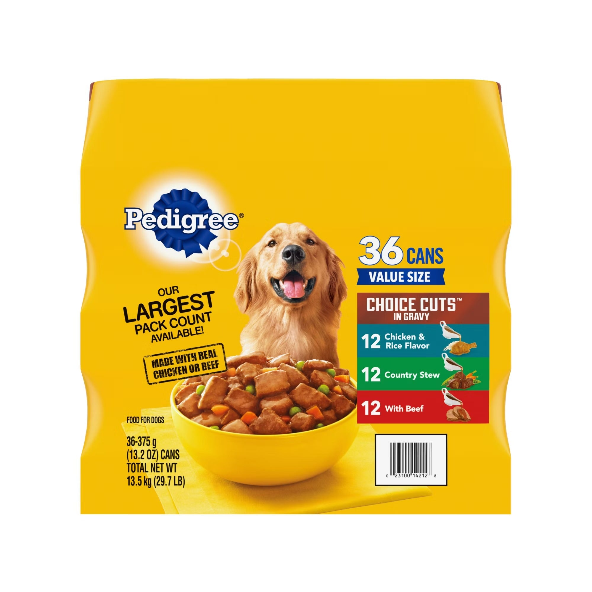 Pedigree Choice Cuts Variety Pack - 13.2oz/36ct
