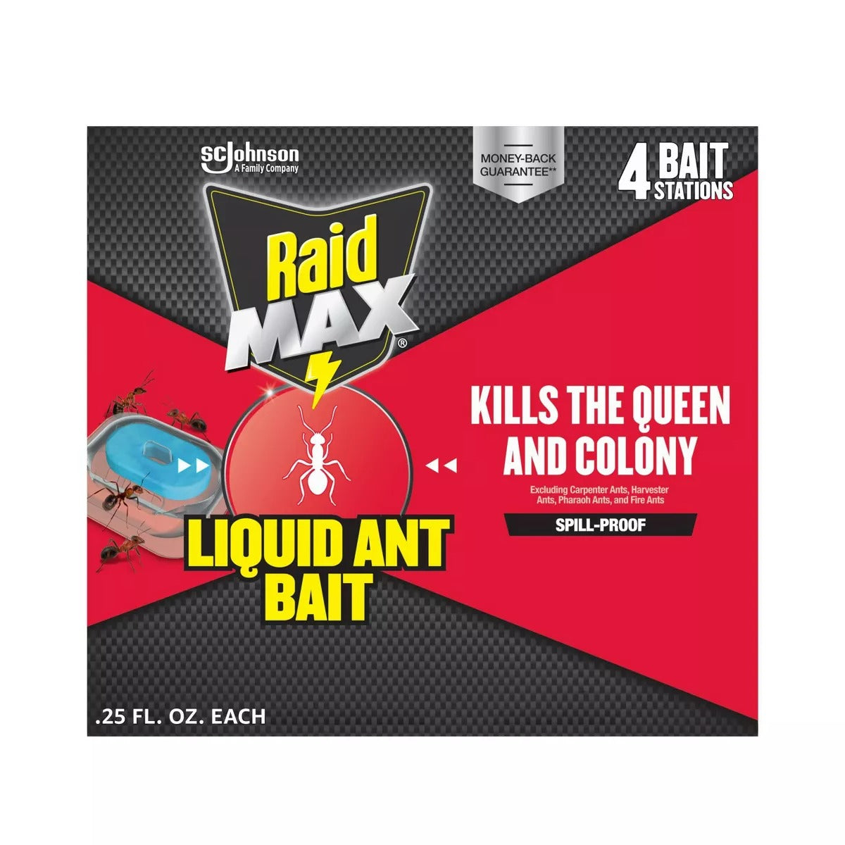 Raid Max Liquid Ant Baits - 4ct/12pk
