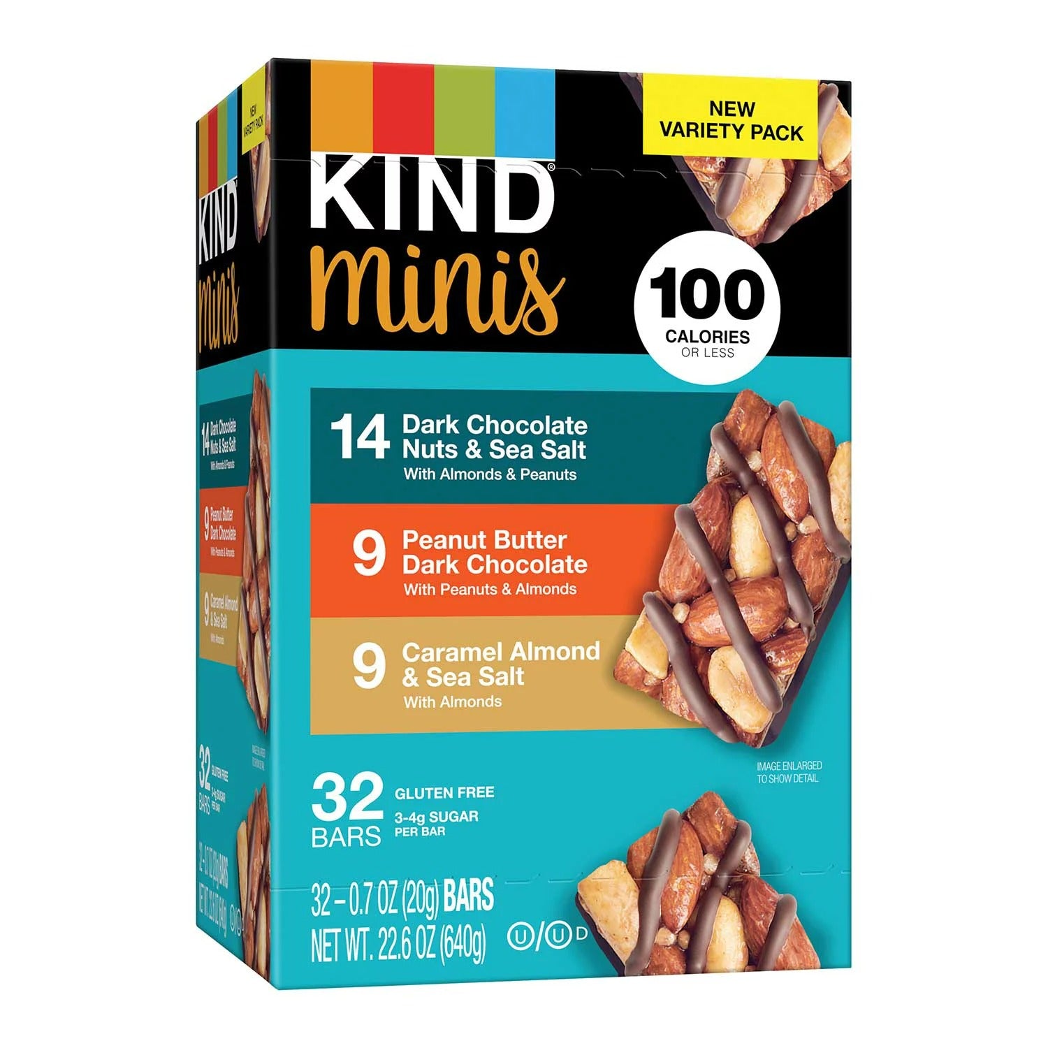 KIND Snacks Mini Nut Bar Variety Pack - (32x0.7)oz/1pk