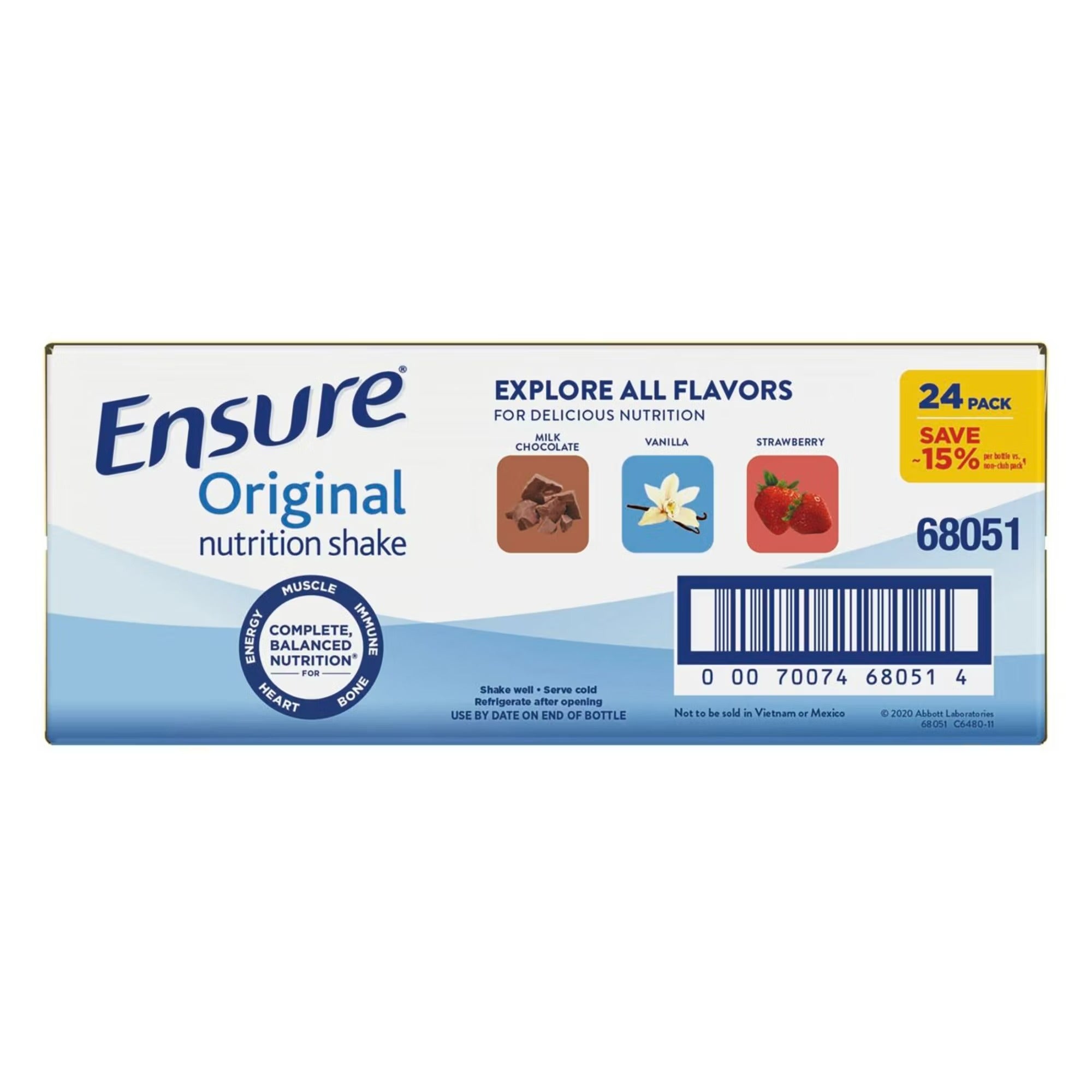 Ensure Nutrition Shake Milk Chocolate - 8oz/24pk