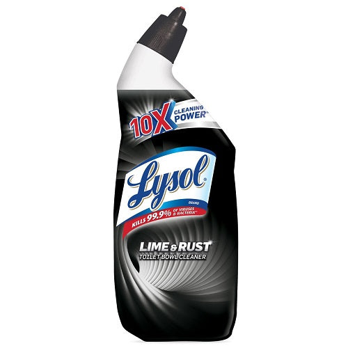 Lysol TOILET BOWL Cleaner LIME & RUST REMOVER - 24oz/9pk