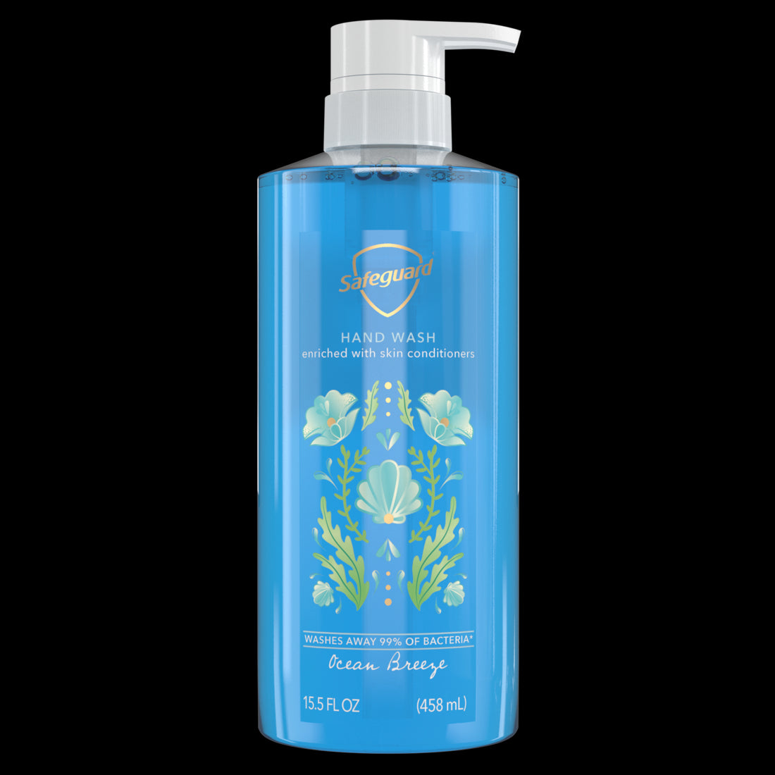 Safeguard Hand Wash Ocean Breeze - 15.5oz/4pk