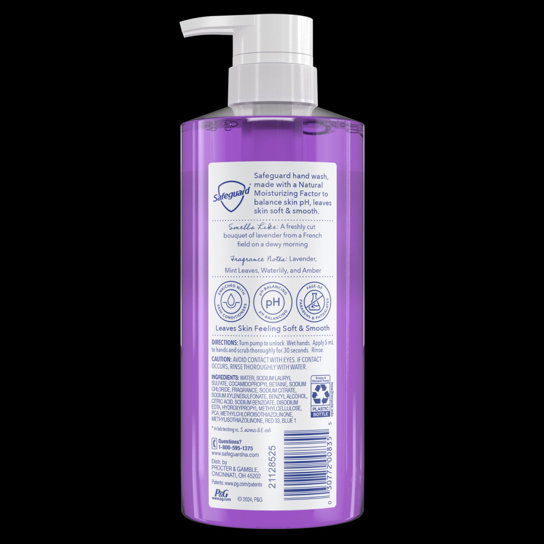 Safeguard Hand Wash Notes of Lavender - 15.5oz/4pk