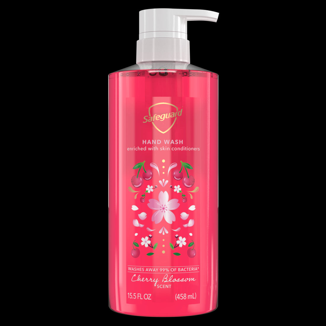 Safeguard Hand Wash Cherry Blossom Scent - 15.5oz/4pk