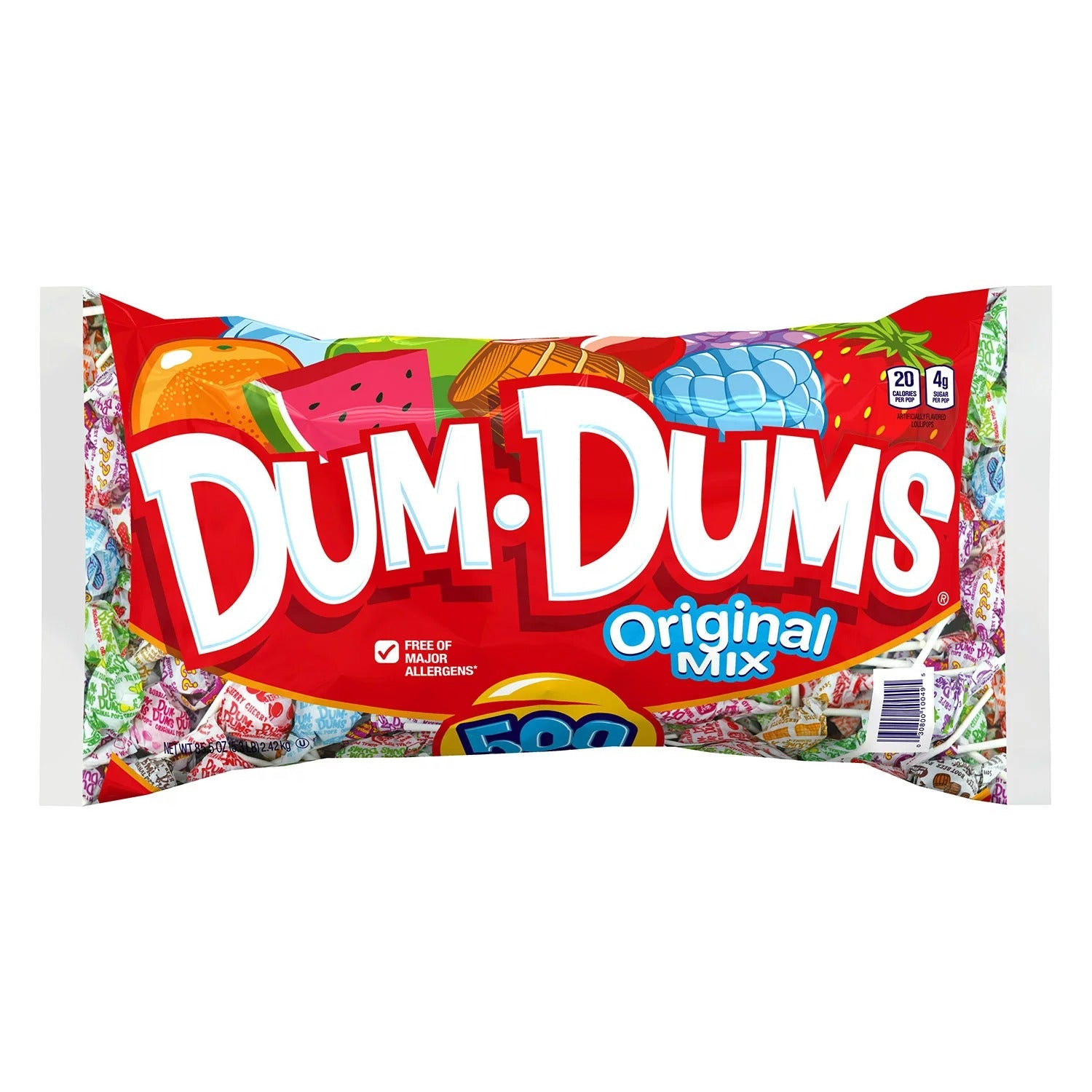 Dum Dum Original Mix Pops - 500ct/1pk