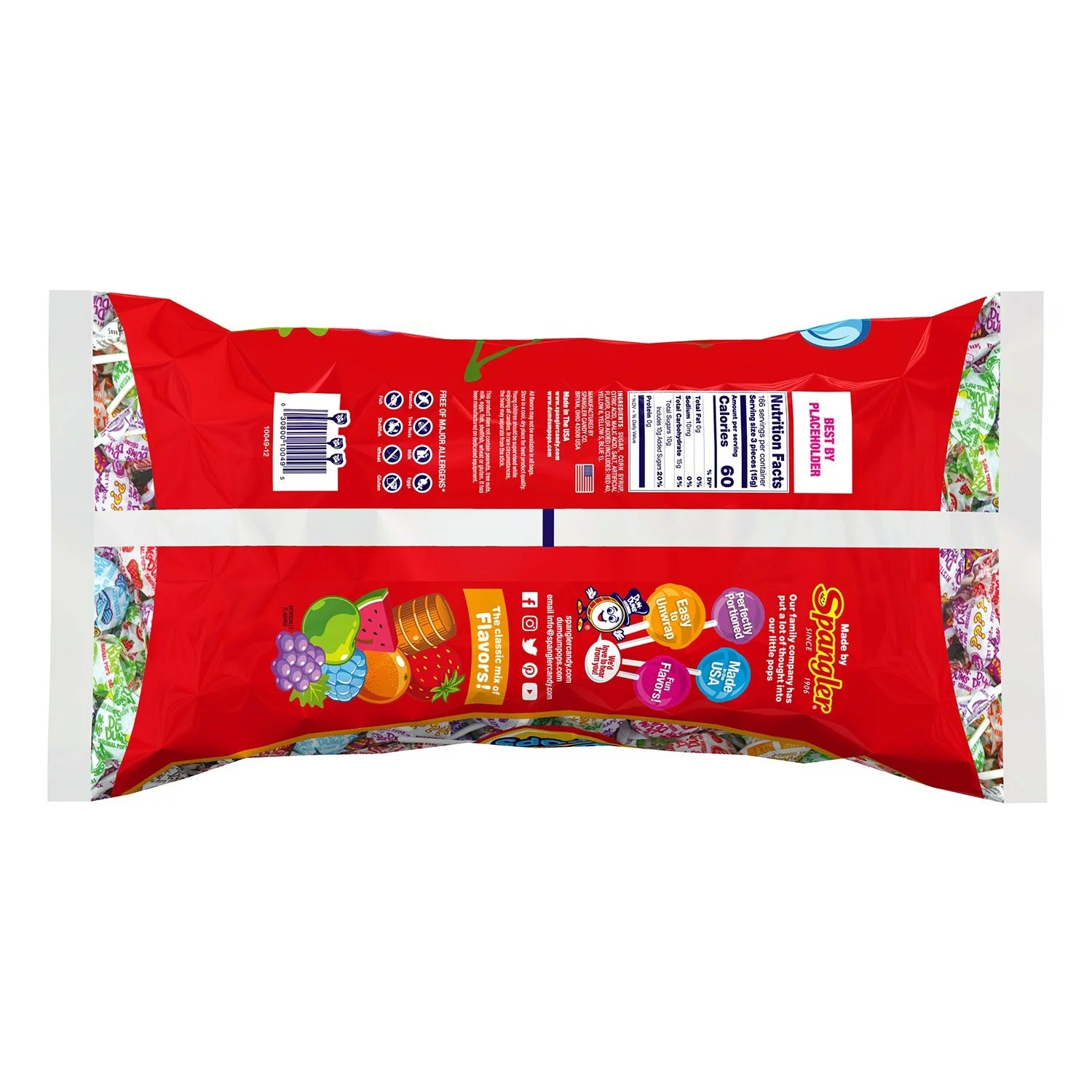 Dum Dum Original Mix Pops - 500ct/1pk