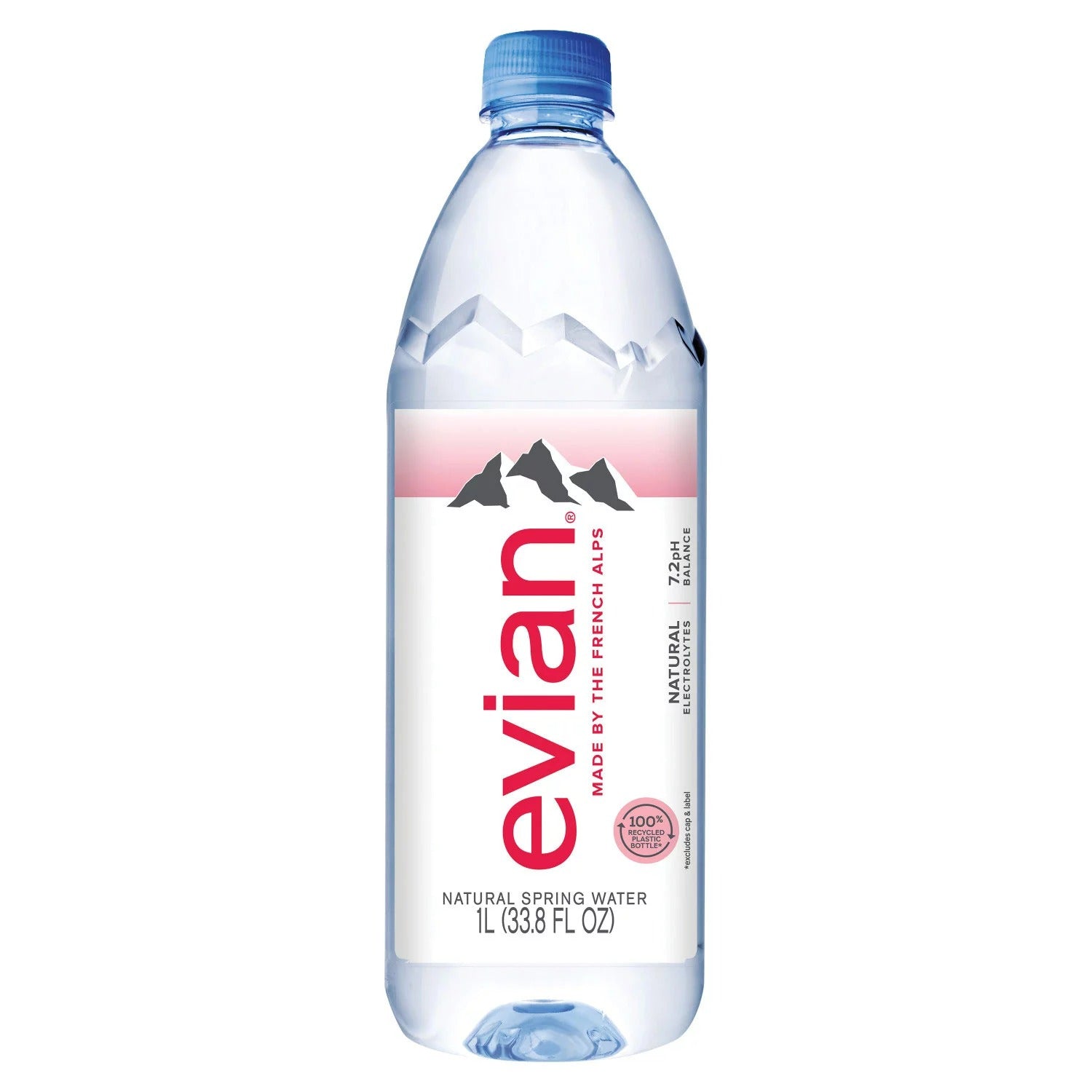 Evian Natural Spring Water - 1L/12pk