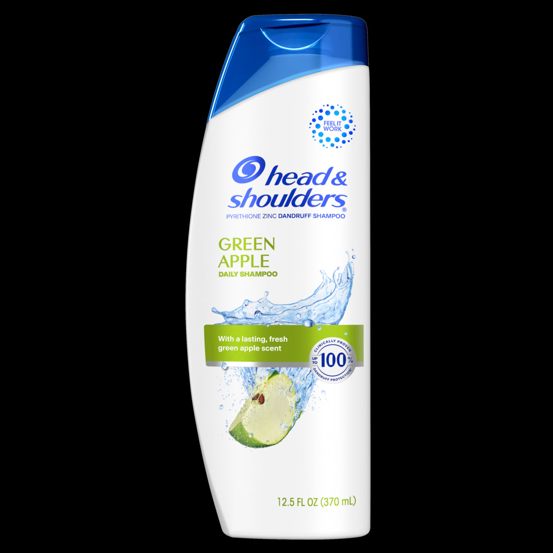 Head and Shoulders Dandruff Shampoo Anti-Dandruff Treatment Green Apple for Daily Use Paraben Free - 12.5oz/6pk