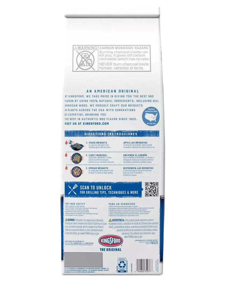 Kingsford Briquets - 8lb/1pk