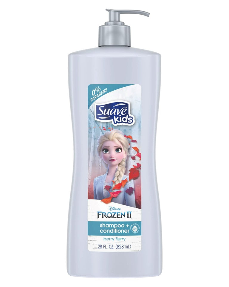 Suave Kids Frozen 2 3 in 1 Shampoo Enchanted Berry - 28oz/4pk