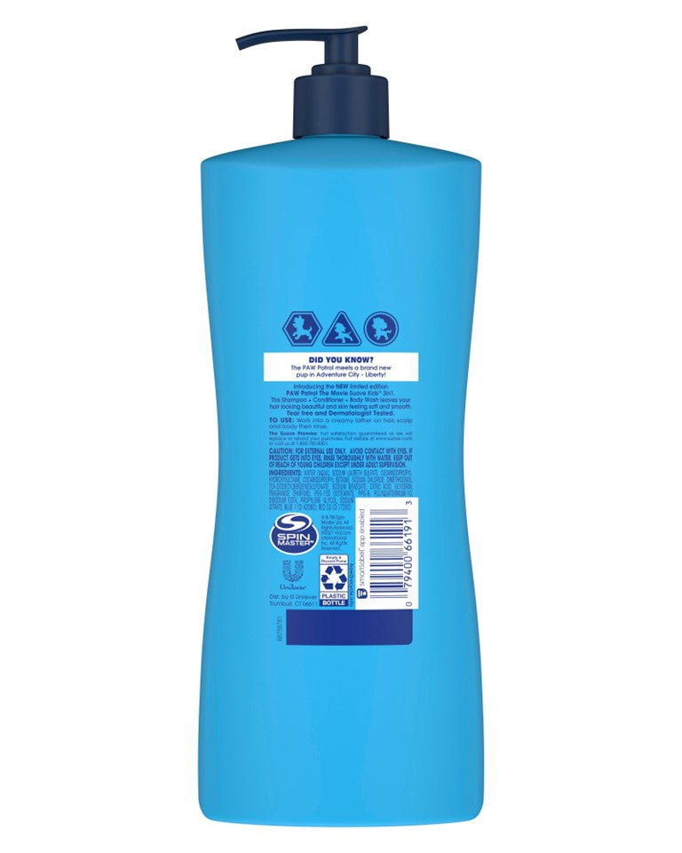 Suave Kids Paw Patrol 3 in1 Shampoo Adventure Bay Breeze - 28oz/4pk