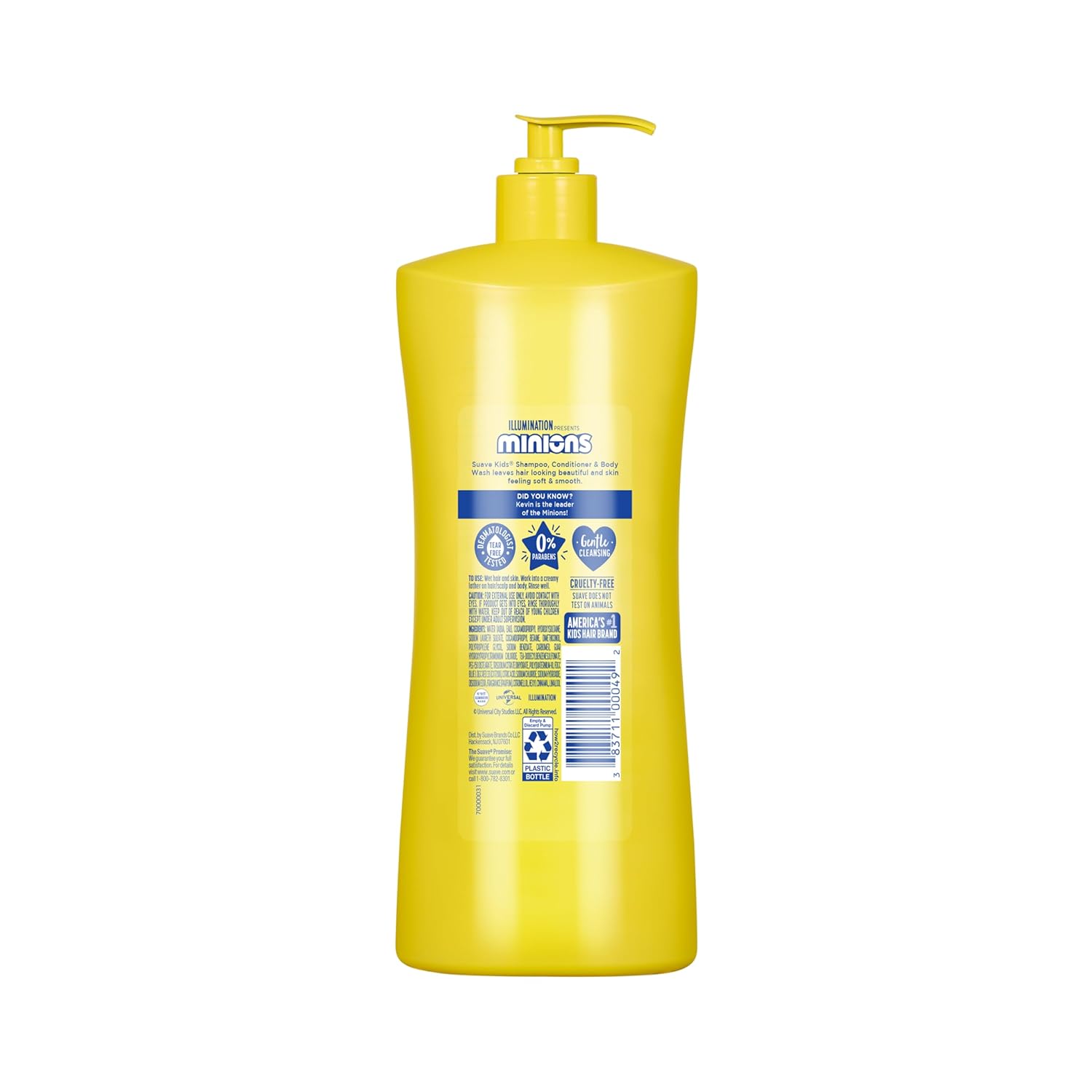 Suave Kids 3in1 Minions - 28oz/4pk