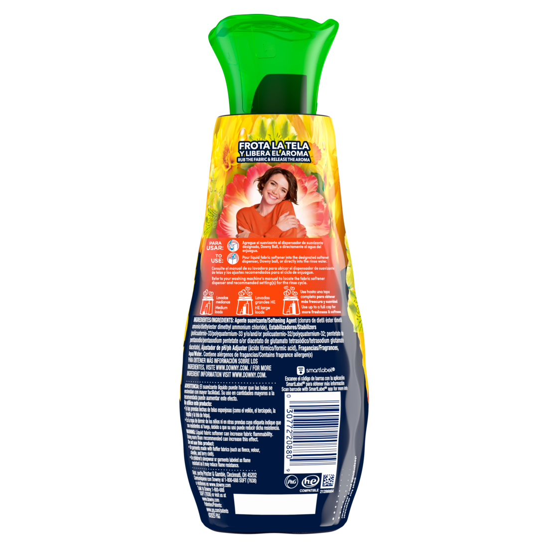 Downy Intense Fabric Softener Liquid Purity Scent 32 Loads In-Wash Liquid Fabric Softener And Laundry Conditioner - 24oz/4pk
