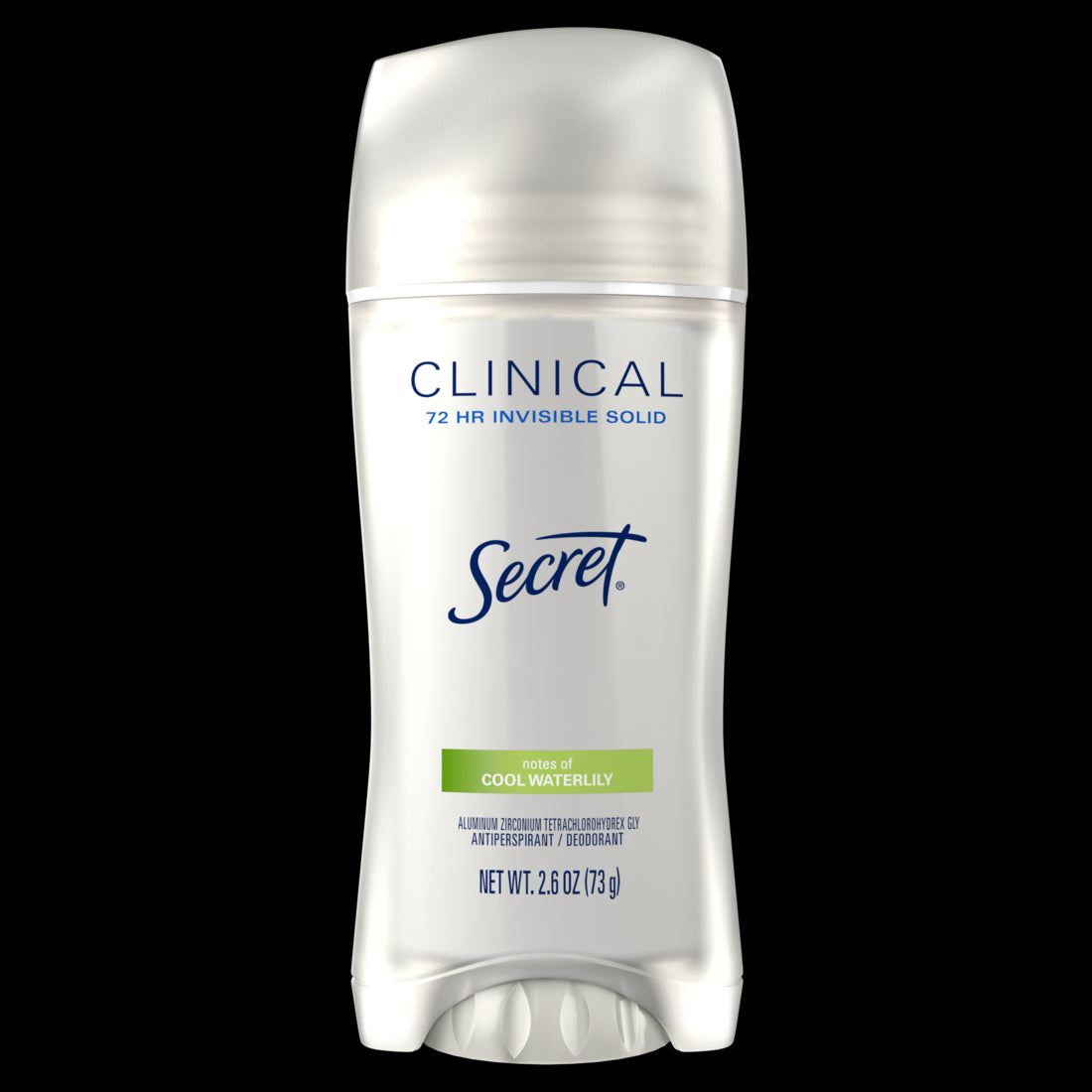 Secret Clinical Strengthe Antiperspirant & Deodorant for Women Invisible Solid Waterlily - 2.6oz/12pk
