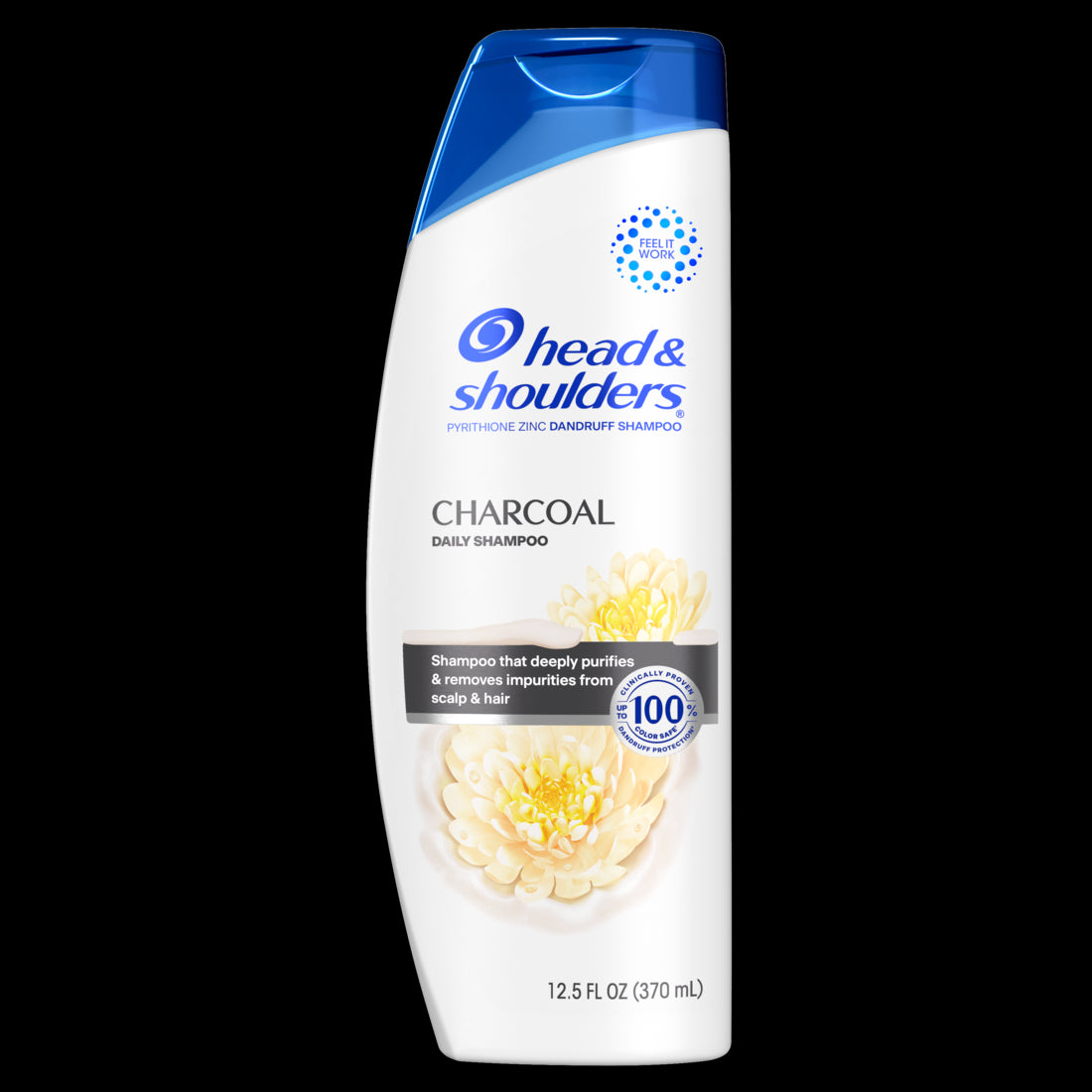 Head & Shoulders Dandruff Shampoo Anti-Dandruff Treatment Charcoal for Daily Use Paraben Free - 12.5oz/6pk