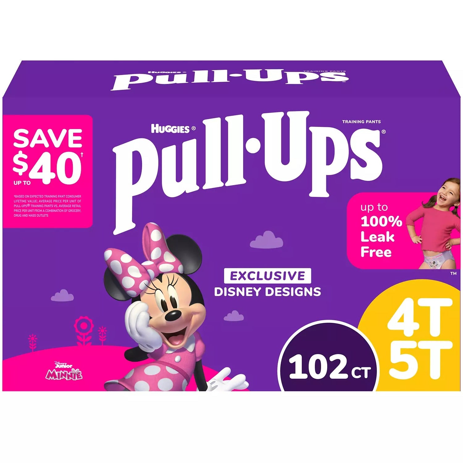 Huggies Pull-Ups Training Pants for Girls Size 4T-5T - 102ct/1pk