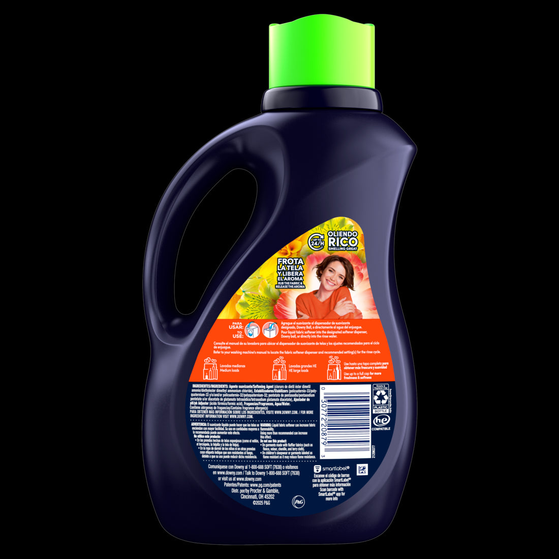 Downy Intense Fabric Softener Liquid Purity Scent 105 loads In-Wash Liquid Fabric Softener and Laundry Conditioner - 77oz/4pk
