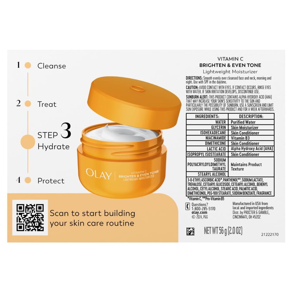 Olay Bright & Even Tone Vitamin C - 2oz/24pk