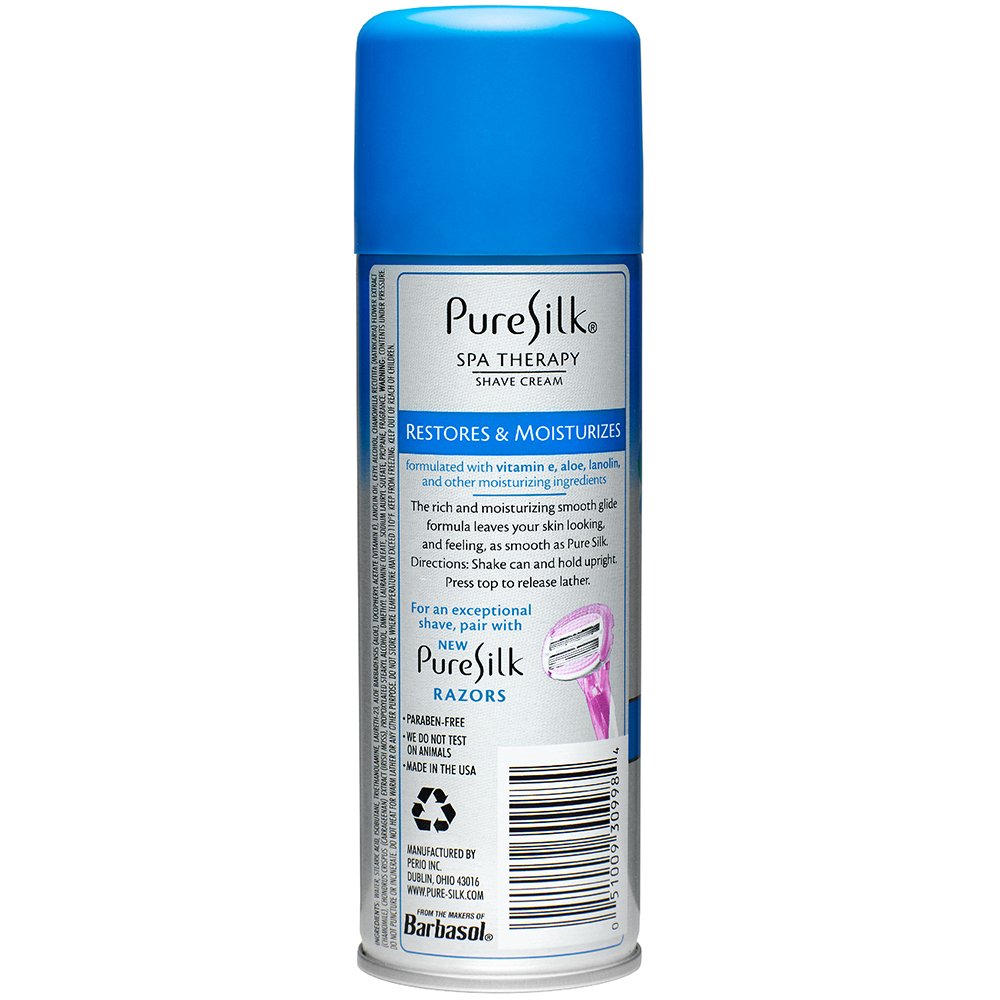 Pure Silk Shave Cream Dry Skin Therapy - 7.25oz/6pk