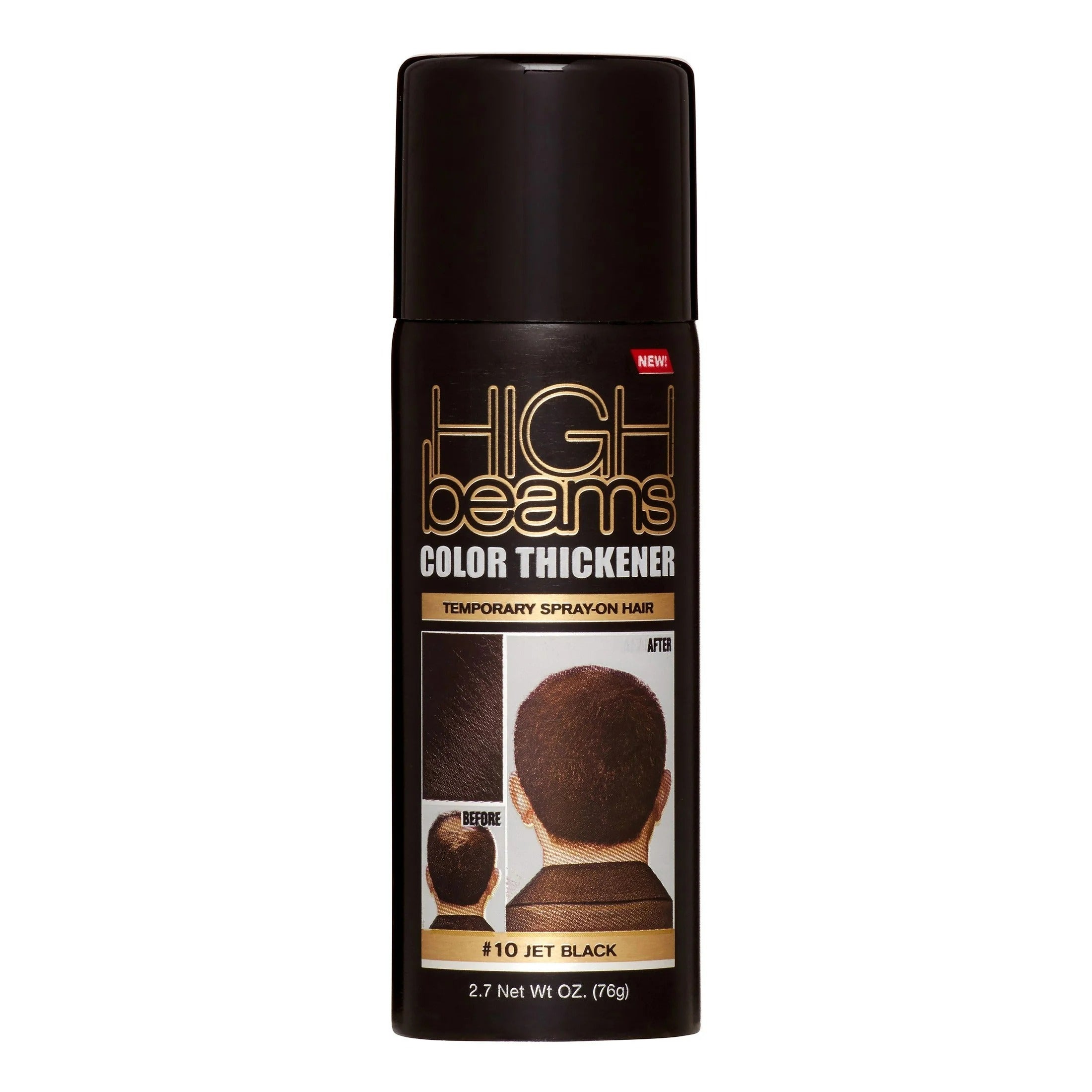 High Beams Color Thickener Jet Black - 2.7oz/6pk