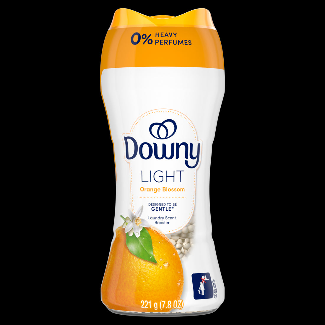 Downy Light Laundry Scent Booster Beads Orange Blossom Scent No Heavy Perfumes - 7.8oz/4pk