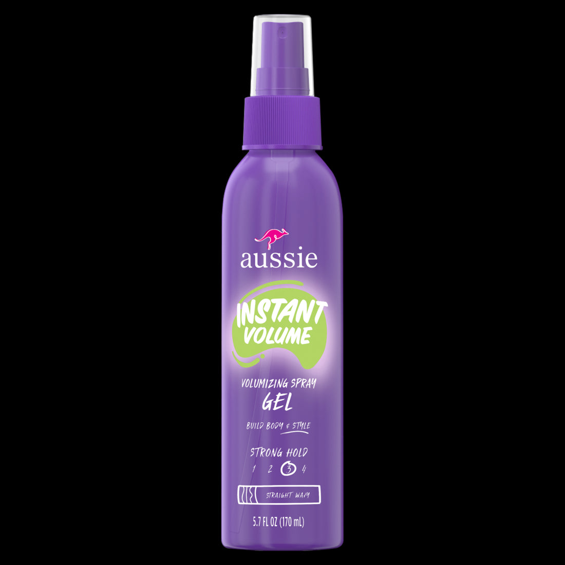 Aussie Instant Volume Volumizing Spray Gel for Wavy Hair and Straight Hair - 5.7oz/12pk