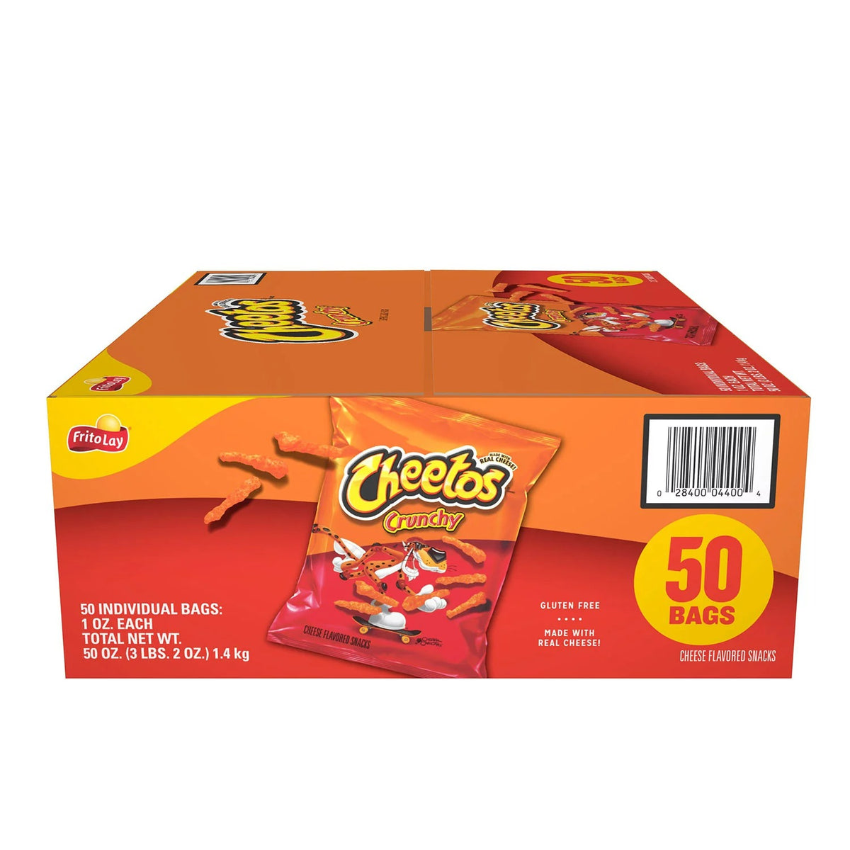 Cheetos Crunchy Cheese Flavored Snacks Total 50oz - 50ct/1pk