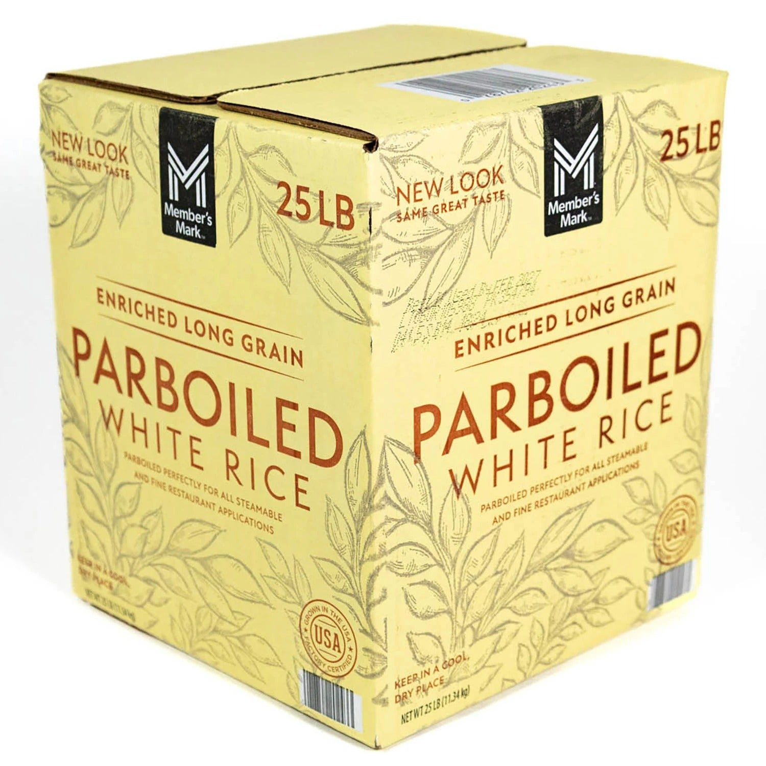 Members Mark Parboiled White Rice - 25lbs/1pk