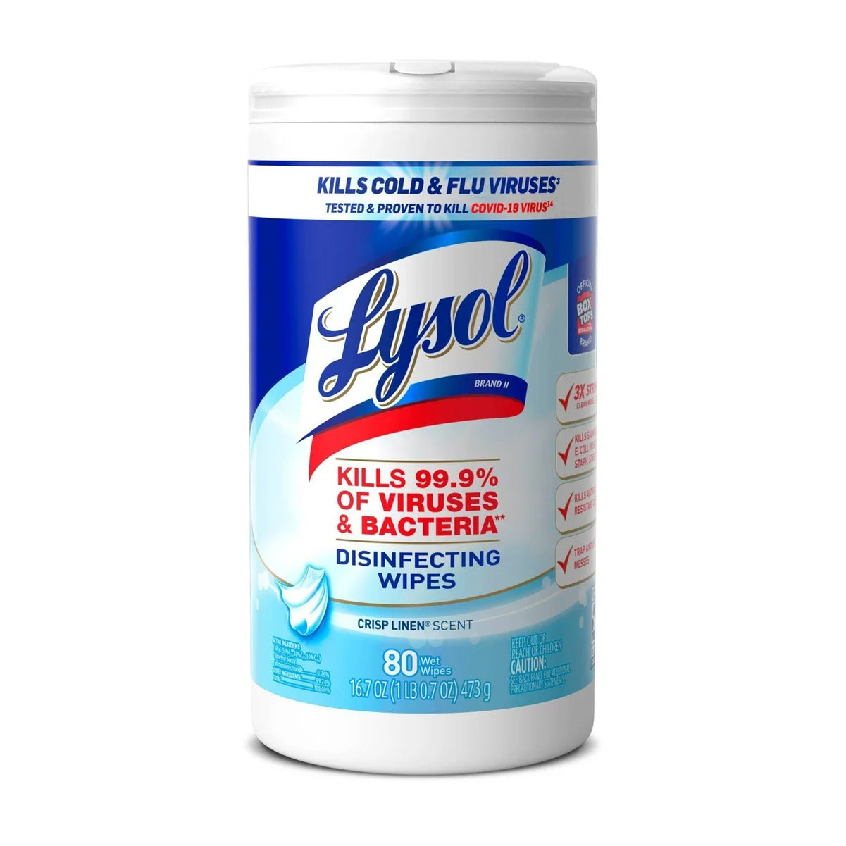 Lysol Disinfecting Wipes - Crisp Linen - 80ct/6pk