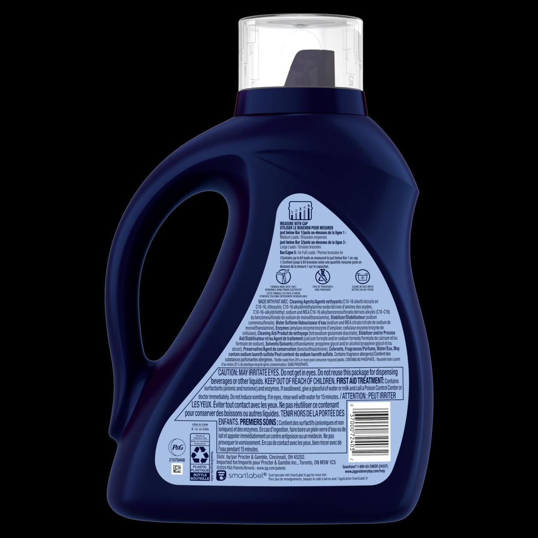 Cheer Liquid Laundry Detergent 64 Loads 92 fl oz HE Compatible - 92oz/4pk