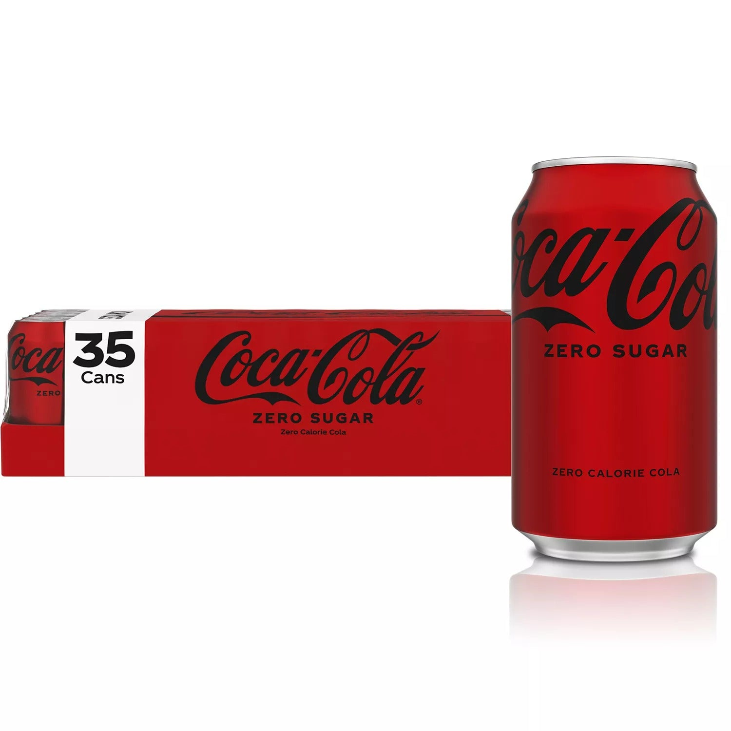 Coca-Cola Zero Sugar Soft Drink Cans - 12oz/35pk
