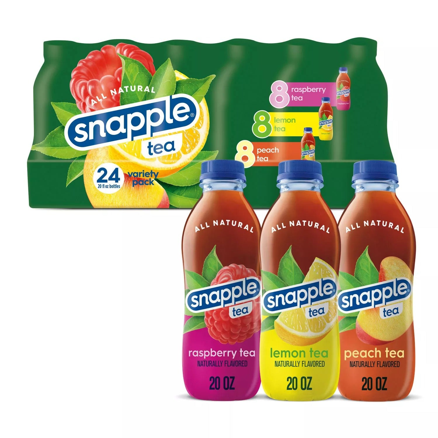 Snapple Tea Variety Pack - 20oz/24pk