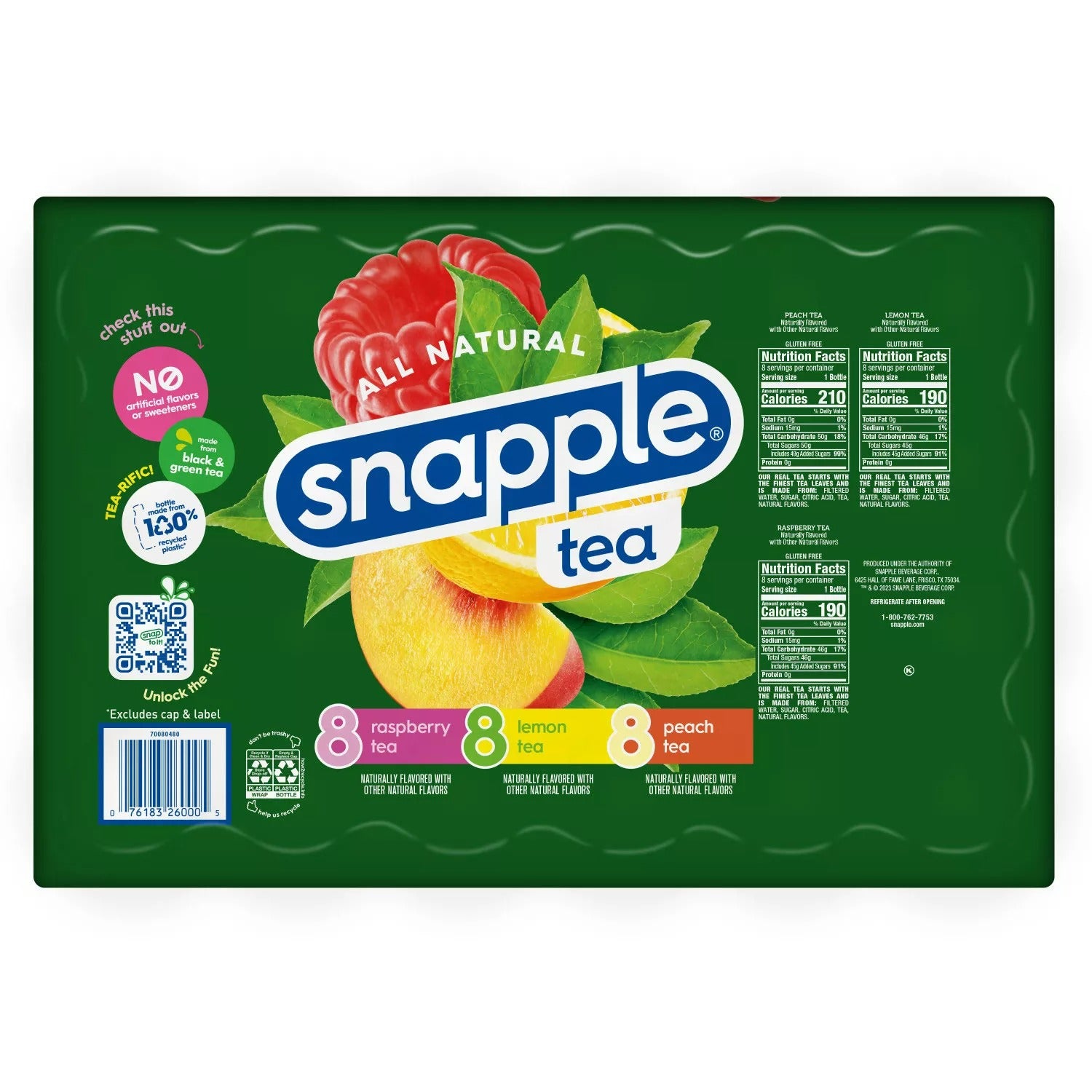 Snapple Tea Variety Pack - 20oz/24pk