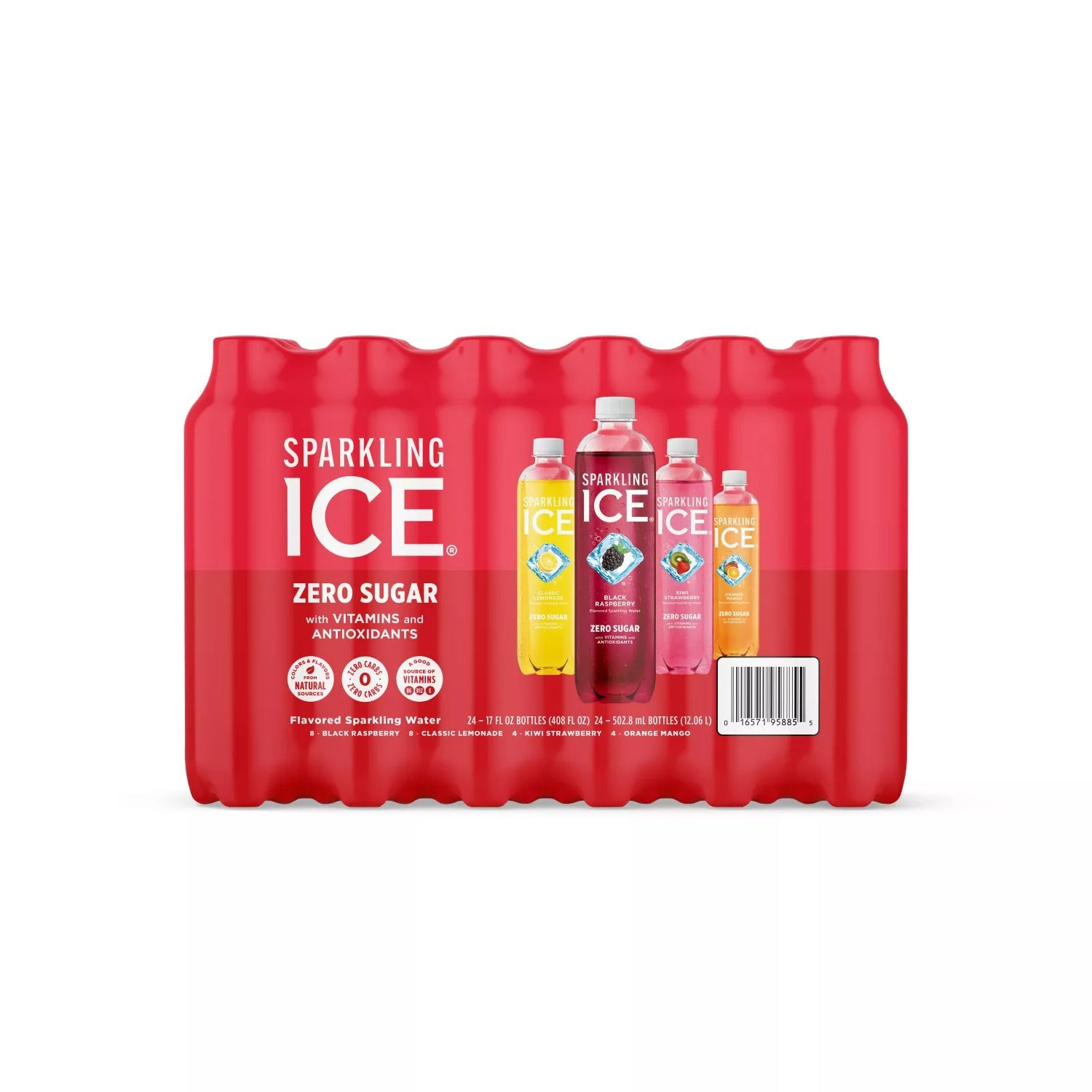 Sparkling Ice Red Variety Pack - 17oz/24pk