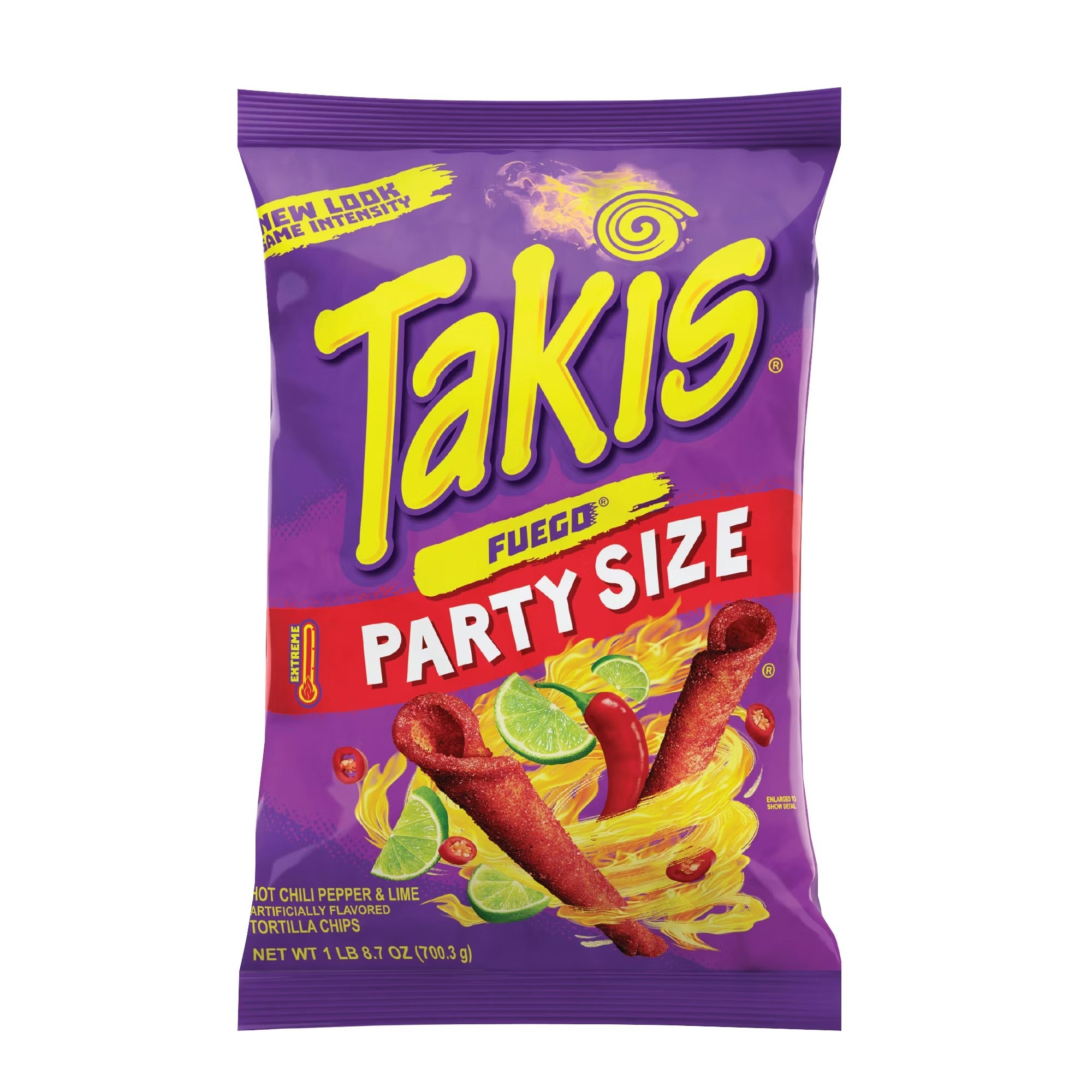 Takis Fuego Rolled Tortilla Chips Party Size - 24.7oz/1pk