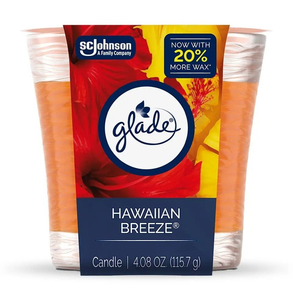 Glade Candle Hawaiian Breeze - 4.08oz/6pk