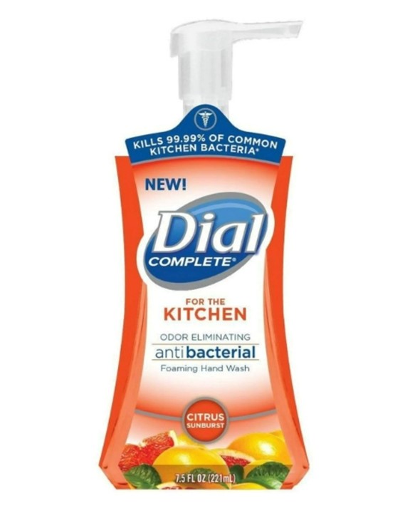 Dial Antibacterial Foaming Hand Wash Citrus Sunburst - 7.5oz/6pk