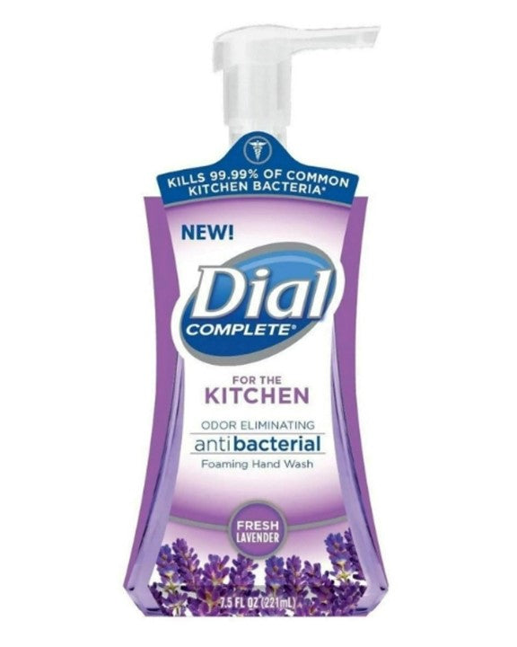 Dial Antibacterial Foaming Hand Wash Fresh Lavender - 7.5oz/6pk