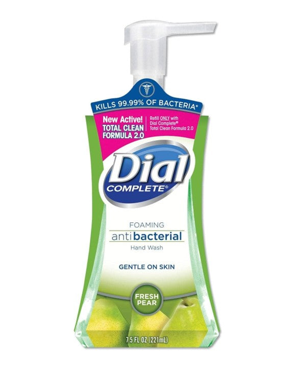 Dial Antibacterial Foaming Hand Wash Fresh Pear - 7.5oz/6pk
