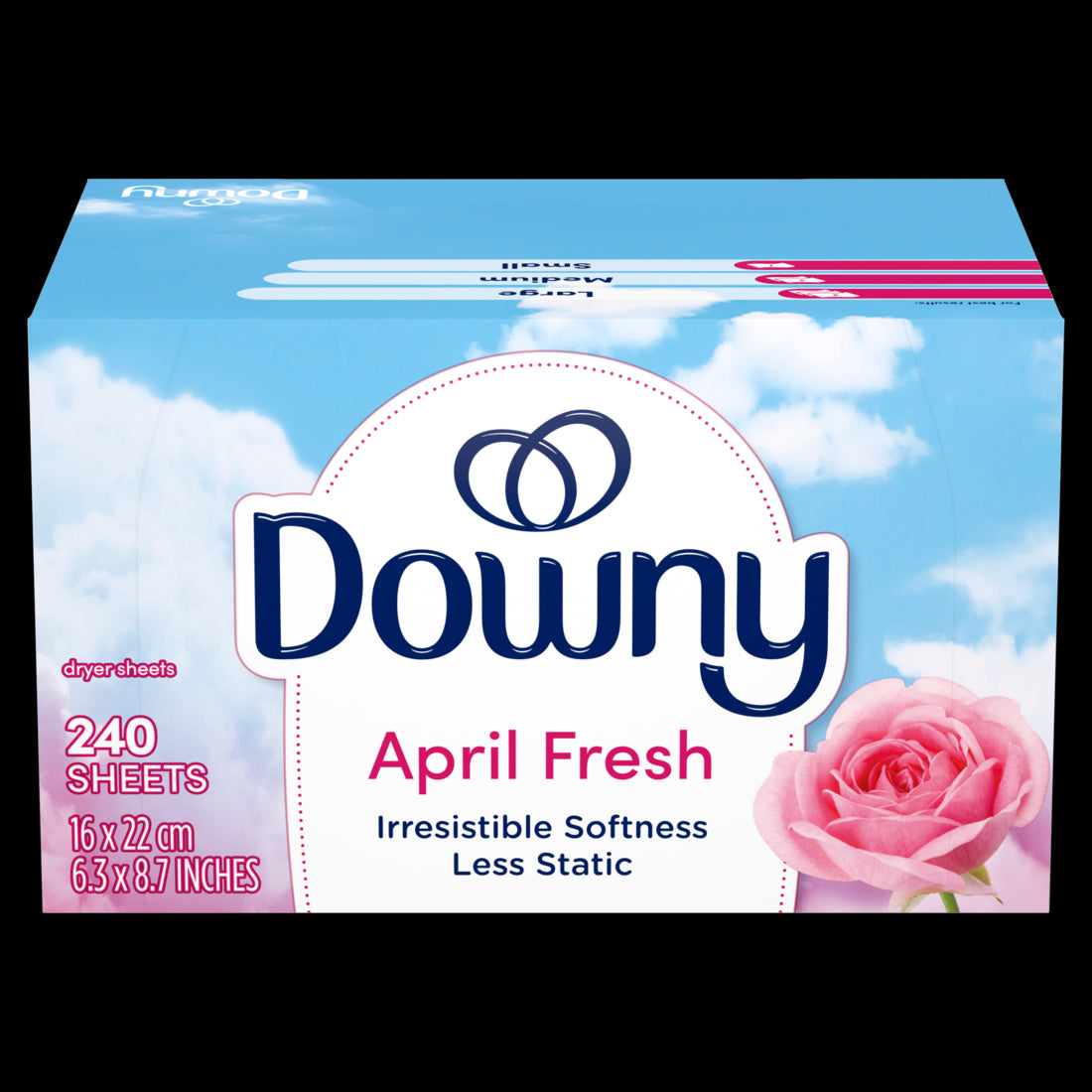 Downy Fabric Softener Dryer Sheets April Fresh - 240ct/4pk